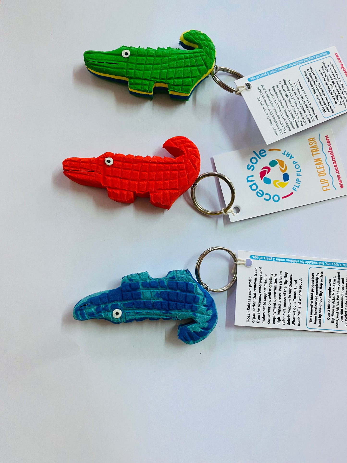 Keychains Recycled Flip Flop