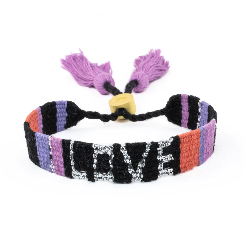 LOVE IS - Woven Atitlan Love Bracelet